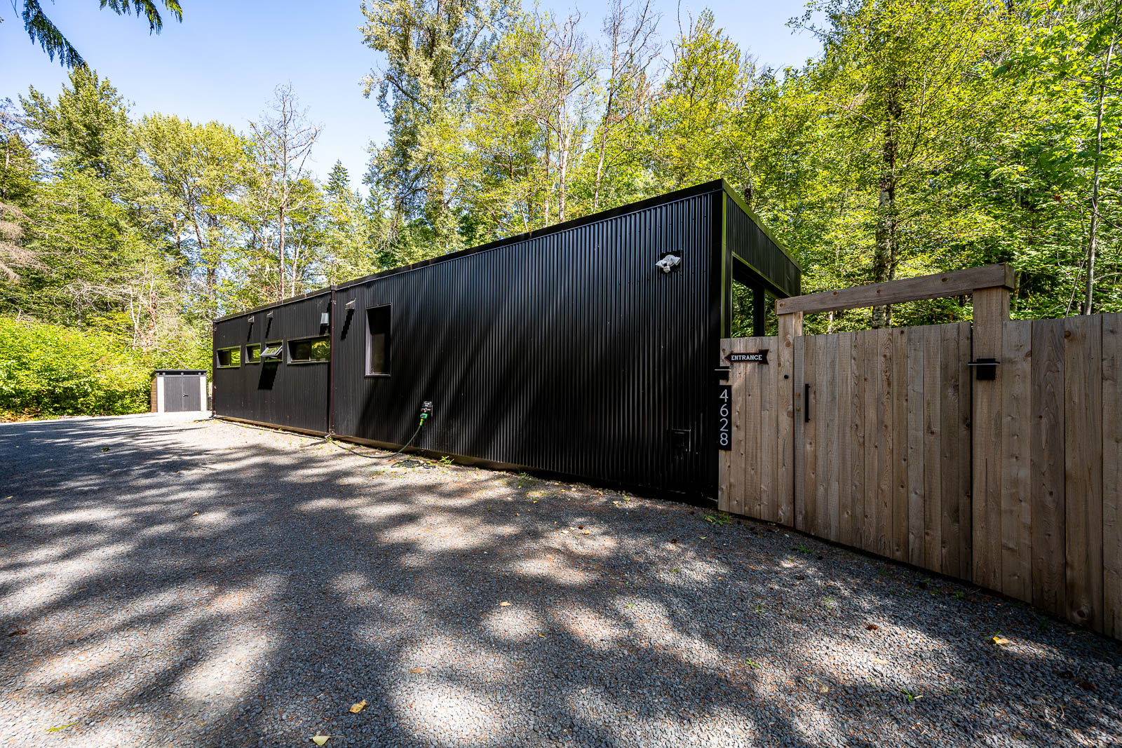 Guest house gate with 4628 address